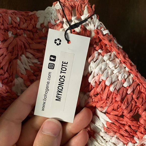 Mykonos raffia tote - Picture 9 of 9